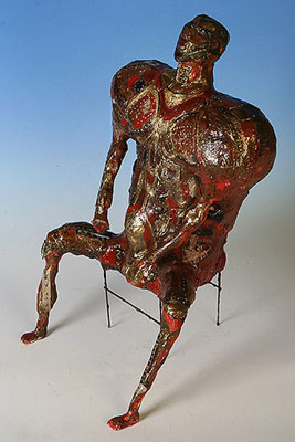 Когут Максим Борисович. Воин. 2004. Гипс.